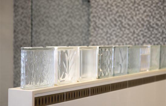 Large range of quality glass blocks